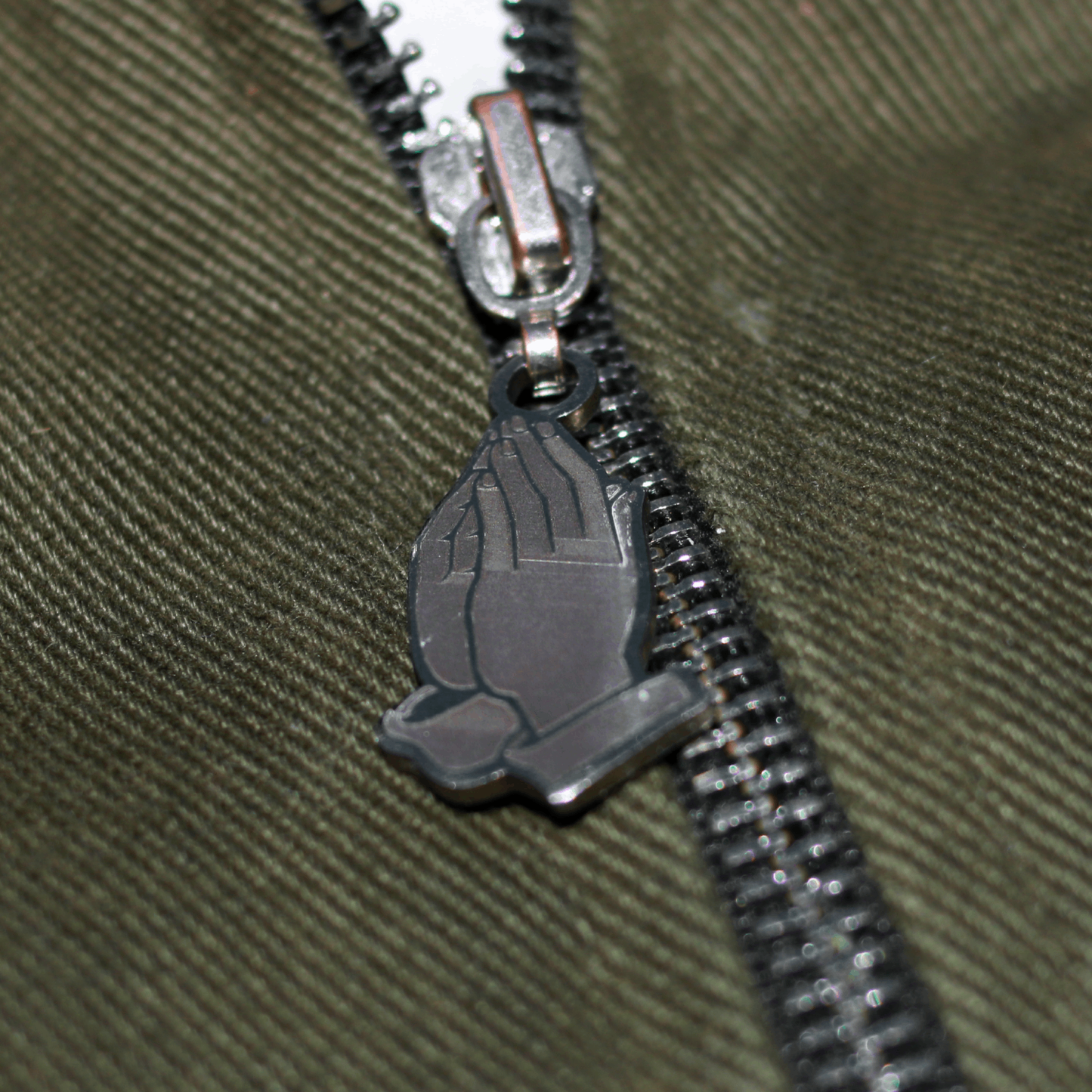 Pray Harder Worker Tee - Olive